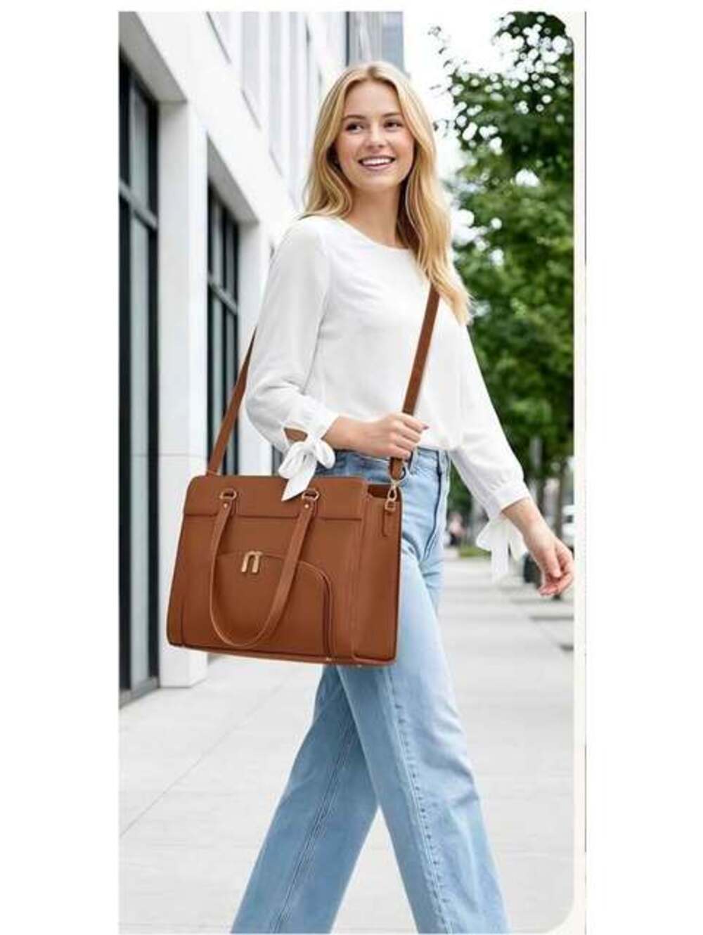 Insulated Laptop Tote Bag for Lunch and or Purse for Business 15.6 inch